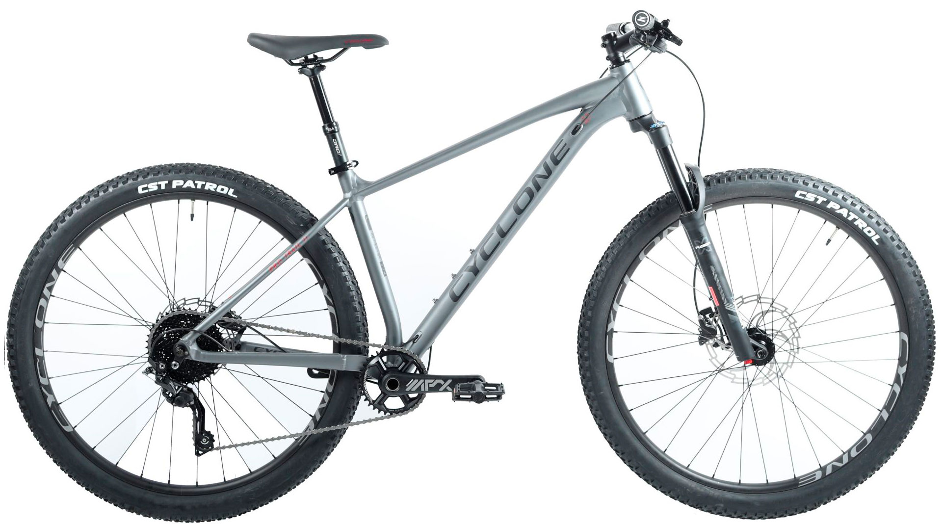 Велосипед Cyclone SLX PRO Trail 2 29" размер М 2022 Серый